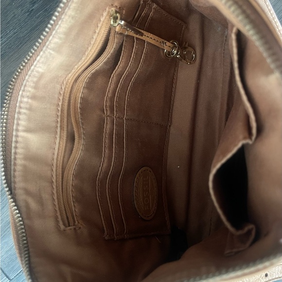 Fossil Brown Messenger Crossbody with Leather Finish - Picture 5 of 5
